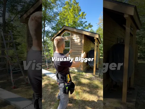 Making the Tiny House Visually “Bigger” #diy #tools #construction