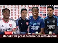 Download Lagu MADUEKE UNVEILED! FIRST PRESS CONFERENCE AS AN ARSENAL PLAYER