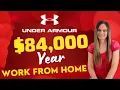 Under Armour Hiring 61 000 To 84 000 Year Remote Work From Home Customer Service Supervisor USA