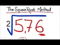 Square root of 576 by division method square of 24 square root of 576 long division method