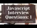 Javascript Interview Questions Diagonal Difference from HackerRank