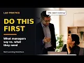 Manager Says We Need Training