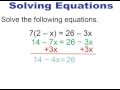 Elementary Algebra - Lesson 11 Solving Multi Step Equations Part 2
