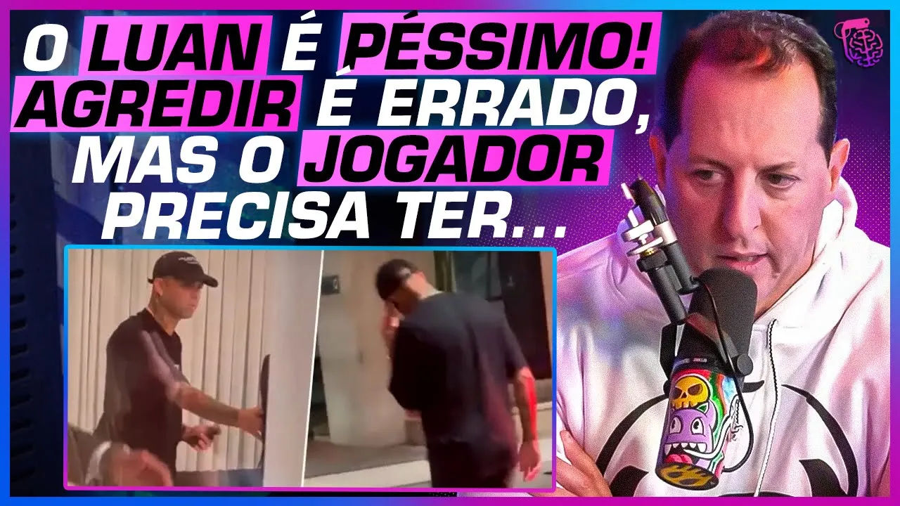 BENJA DETONA LUAN do CORINTHIANS AO VIVO, MAS DISCORDA de AGRESSÃO