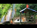 Download Lagu CEO completes perfect bamboo house surrounded by beautiful waterfall, fishing, cooking..