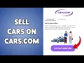 How To Sell Cars On Cars com Step-By-Step Guide 2026