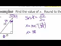 Unit 8 Trigonometry Finding Missing Angles Review