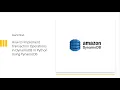 How to Implement Transaction Operations in DynamoDB in Python Using PynamoDB