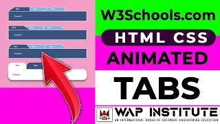W3Schools - How to create toggleable tabs in html css and javascript hindi