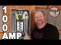 How to install a main breaker panel in a garage - Square D Homeline 100 Amp Main Breaker