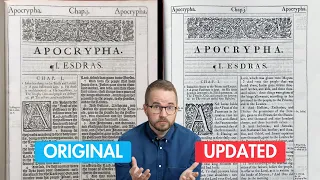 original 1611 kjv bible vs updated edition side by side comparison 