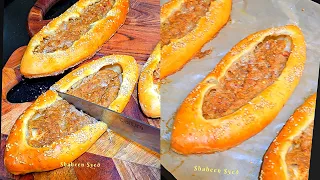 Special dinner | keema pide | turkish pide | turkish  flat bread | turkish pizza 