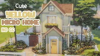 Download Cute Yellow Micro Home 🌻 Sims 4 Speed Build MP3