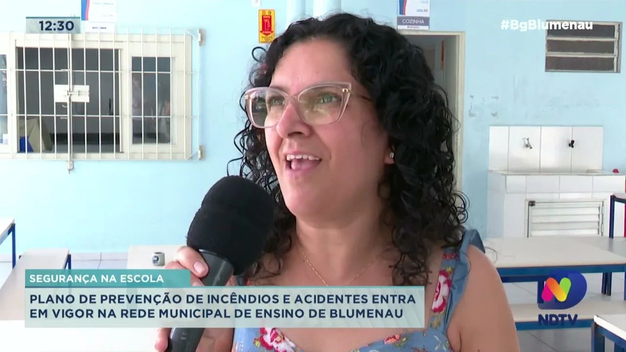 Plano de prevenção de incêndios e acidentes entra em vigor na rede pública de ensino de Blumenau