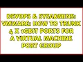 DevOps SysAdmins VMWARE How to trunk 4 x 1Gbit Ports for a Virtual Machine Port Group