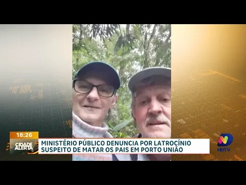 Filho que assassinou pais em Porto União é denunciado por latrocínio