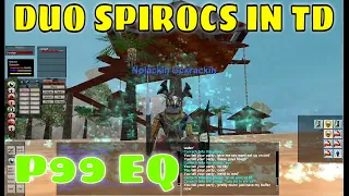 P99 EQ Trying Spirocs in Timorous Deep Lvl 45-50 camp Everquest Project 1999 green Shaman Monk Duo