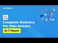 Complete Statistics For Data Science in 7 Hours Statistics And Probability Tutorial Simplilearn