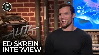 Ed Skrein Interview Alita Battle Angel