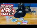 Vevor Button Maker Unbox Setup and Demonstration