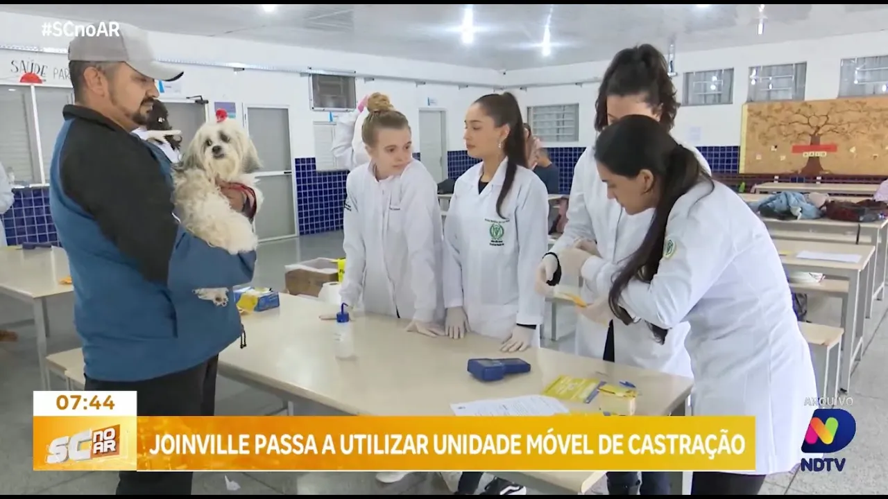 Castramóvel em Joinville: mutirão de castração de pets acontece no Centro de Bem-Estar Animal
