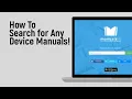 How to Search for Any Device Manuals Online Manuals Lib com easy