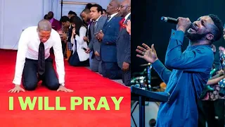 prophet uebert angel singing i will pray by ebuka songs during service in london