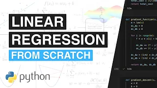 Linear Regression FROM SCRATCH no scikit-learn just math