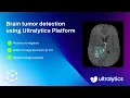 Brain Tumor Detection using Ultralytics Platform with Ultralytics YOLO26 Object Detection