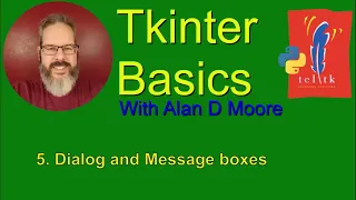 Tkinter Basics 5 Dialog and Message Boxes