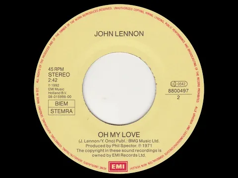 Download MP3 John Lennon - Oh My Love (HQ Audio)