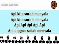 Download Lagu Lirik Lagu Pramuka - Api Unggun