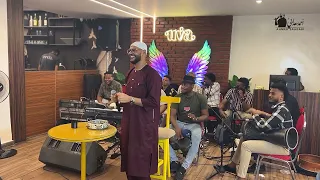 أحمد سعدابي ملكة الطرحة حفل UVA Cafe 2025 