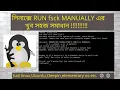 fsck error on boot UNEXPECTED INCONSISTENCY RUN fsck MANUALLY