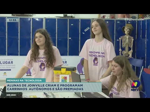 Meninas na tecnologia: alunas de Joinville criam e programam carrinhos autônomos e são premiadas