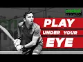 Play ball under your eye in batting Play under your head Batting drills Play close to the body