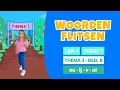 Lagu Thema 3 B - Lijn 3- nieuwe versie - Woorden flitsen - letters: au, ij, v, ui - groep 3, periode 2