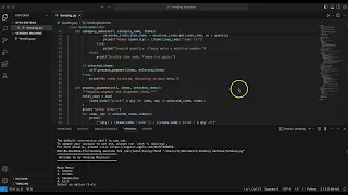 Vending machine on python