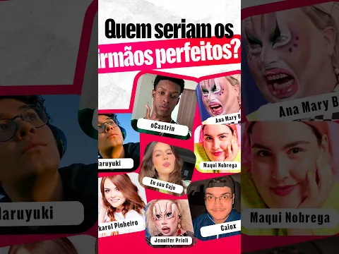 Pra mim eles são irmãos de verdade 👉👈 Quais creators você acha que seriam da mesma família?