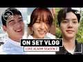 Lagu Love Alarm on set vlog with Kim So-hyun, Jung Ga-ram, and Song Kang [ENG SUB]