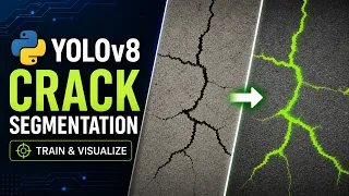 Crack Segmentation using YOLOv8 Train Custom Dataset for Crack Detection in Python