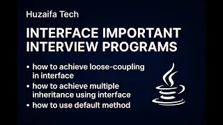 Mastering Java Interfaces Loose Coupling Multiple Inheritance Default Methods Explained
