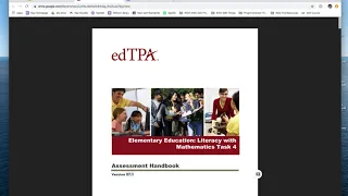 edTPA Task One Elementary Education Literacy with Math