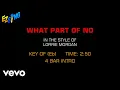 Download Lagu Lorrie Morgan - What Part Of No (Karaoke EZ Sing)