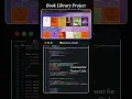 Modern Book Website Design HTML Tailwind CSS JavaScript Project Canvas to Code