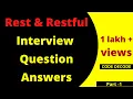 Restful API Web Services Interview Questions and Answers for freshers and experienced Code Decode