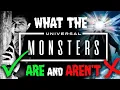 What the Universal Monsters ARE and AREN T