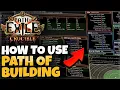 POE 3 21 Path of Building Guide - How to Use Path of Building