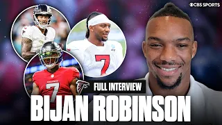 Bijan Robinson on Week 1 vs Steelers, Tua Tagovailoa starting & Kevin Stefanski's mindset