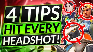 4 TIPS to HIT EVERY HEADSHOT - BEST AIM TRICKS for PRO MECHANICS - Valorant Guide